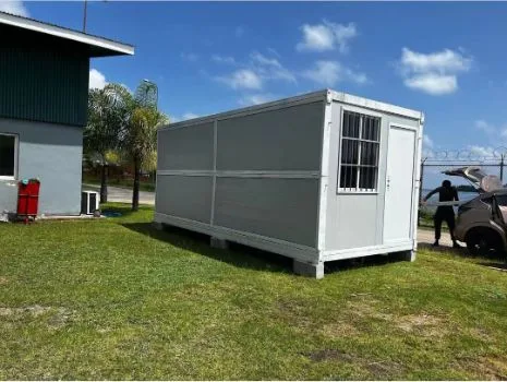 Outdoor Use Prefab Portable 20FT Folding Container House Shed