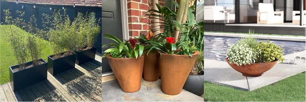 Corten Steel Planter Pot Garden Planter