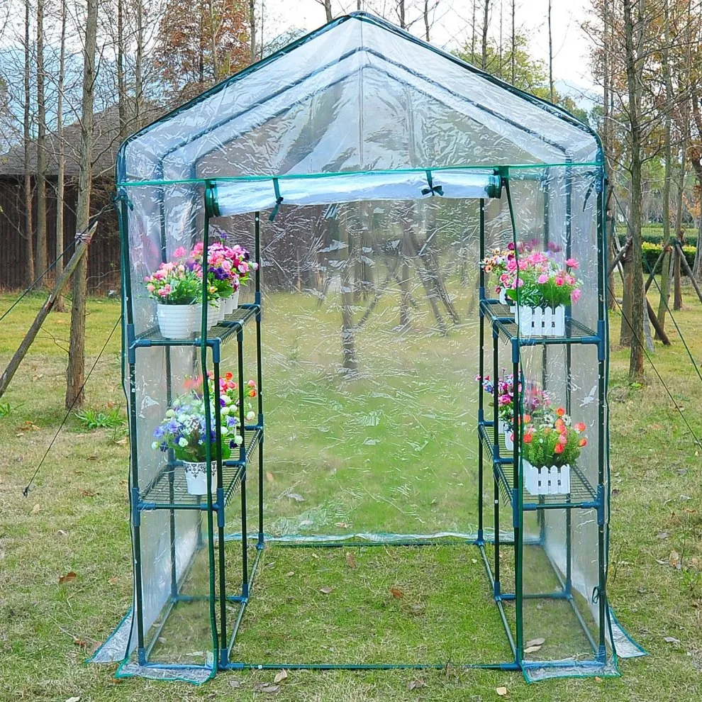 Agriculture Walk-in Plastic PVC Greenhouse for Sale
