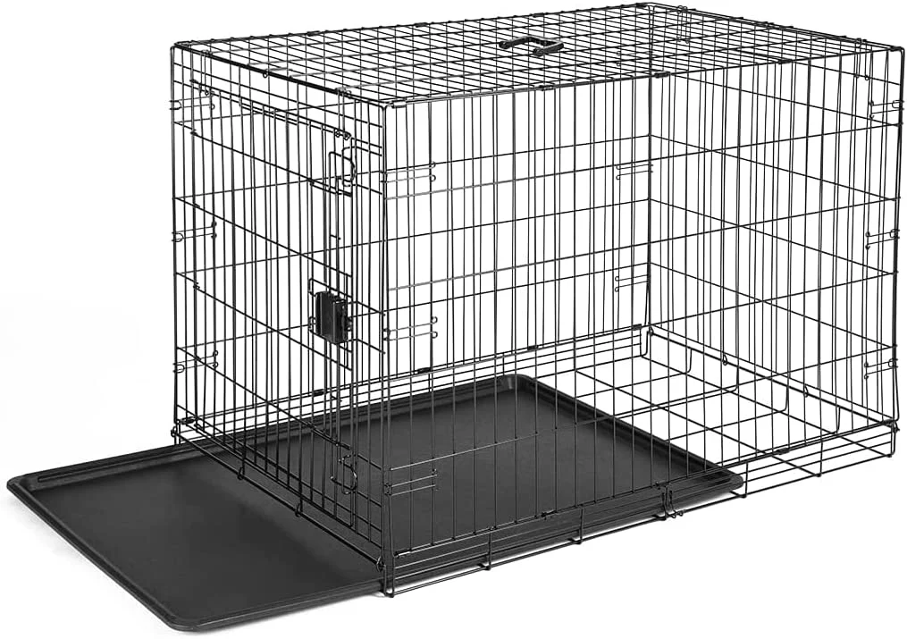 Metal Foldable Dog Kennel 24 30 36 42 48 Inch Pet Cage for Dogs and Cats
