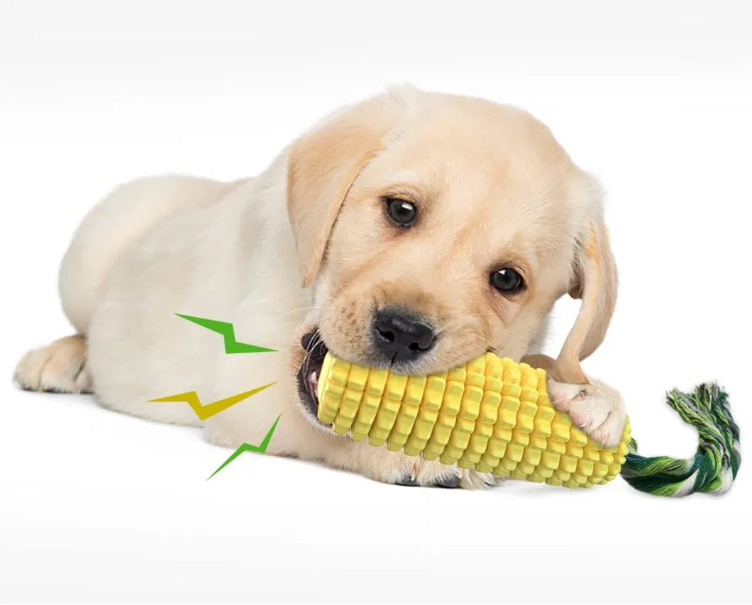 Dog Chew Toys for Overbearing Chew Toys Sturdy Squeaky Corn on The COB Interactive Dog Toys