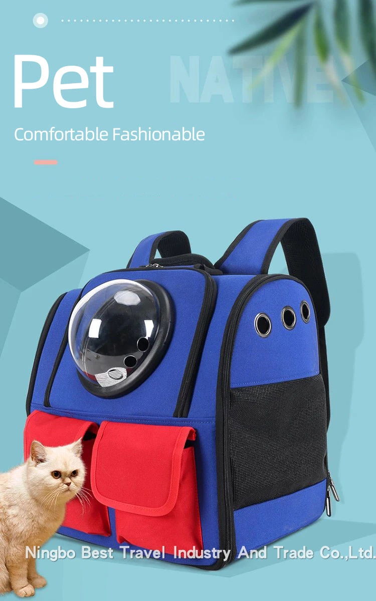 Customize Shoulder Portable Folding Transparent Window Capsule Space Pet Cage