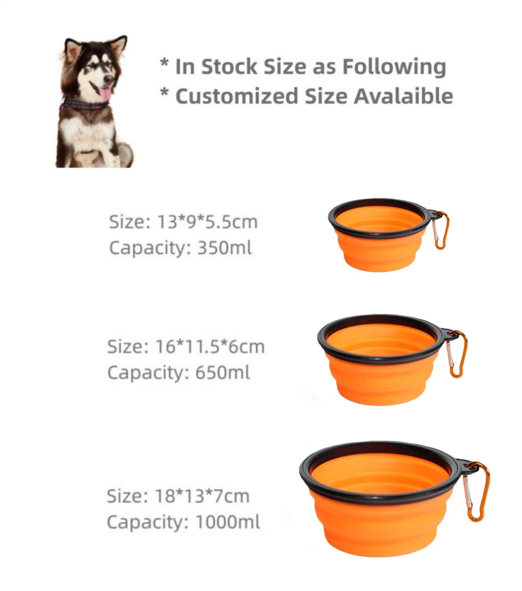 Portable Bowl Pet Folding Water Travel Dog Bowls