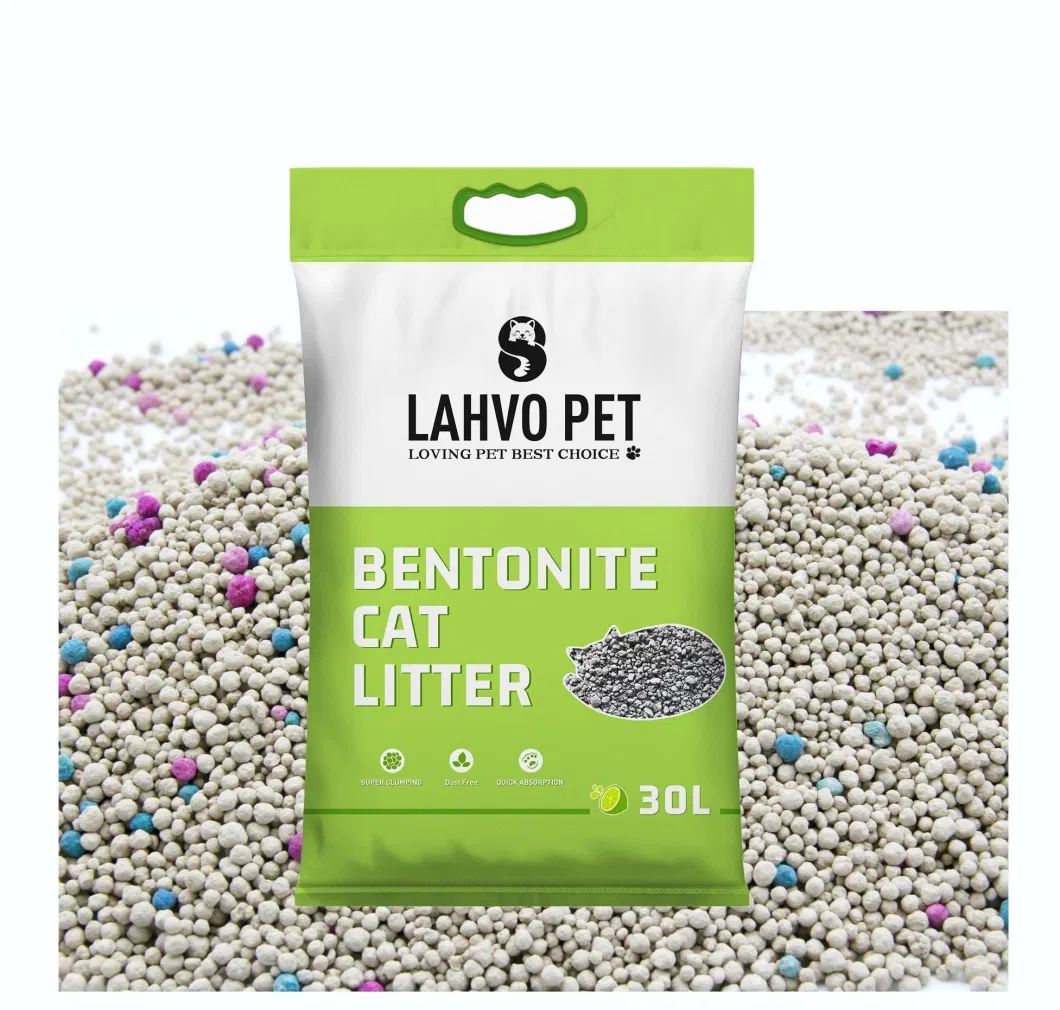 Factory Direct Sale Best Clean Low Dust Quickly Clumping Bentonite Cat Litter