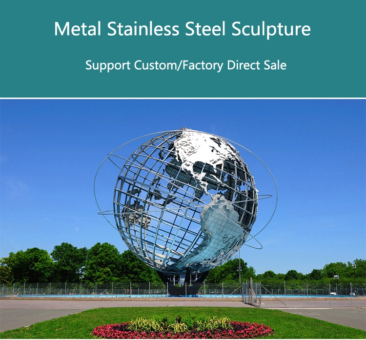 Custom Size Stainless Steel Art Sculptures Modern Metal Garden Ornaments for Decoration