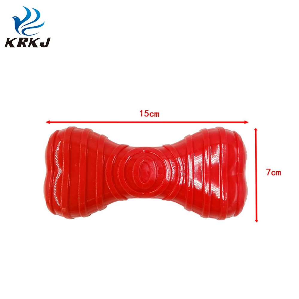 Tc-5c050 Newest Colorful Sturdy Bone Shape TPR Pet Dog Chew Toy