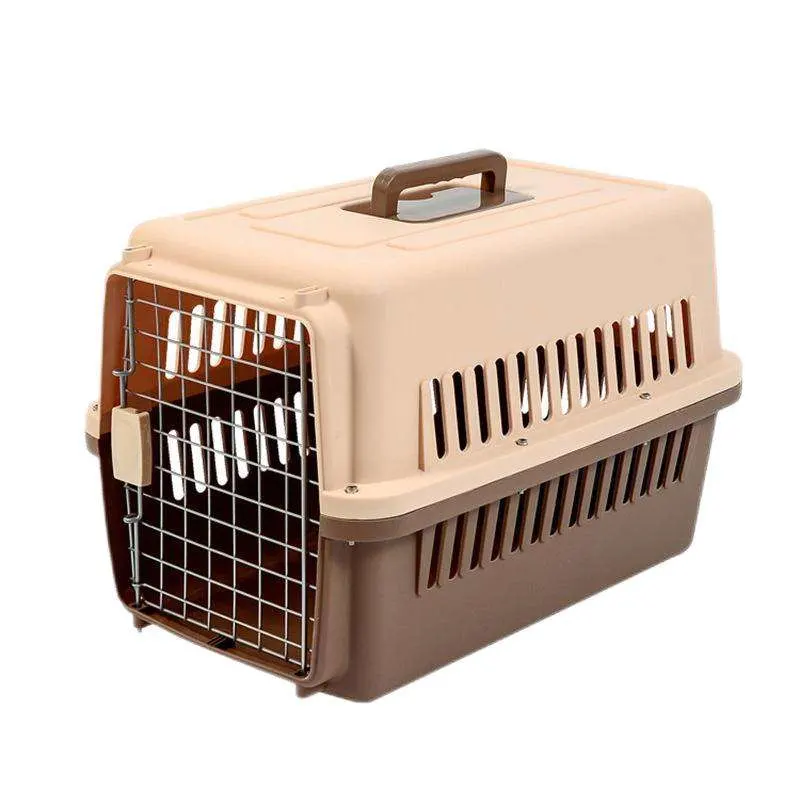 Houses Durable Large Kennel Outdoor Travel Pet Carrier Air Box Approved Plastic Dog Cage