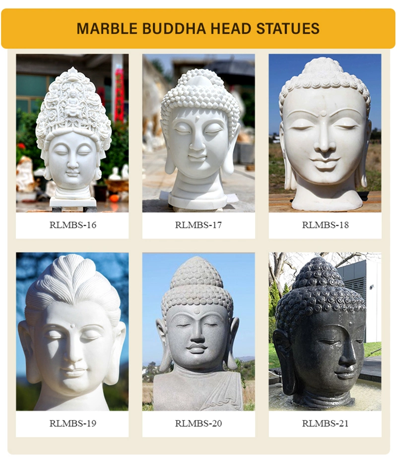 Large Outdoor White Marble Laughing Buddha Statue