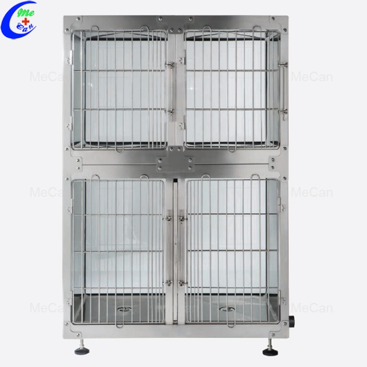 Animal Incubator Stainless Steel Display Cage Pet Carriers Cat Home Dog Home