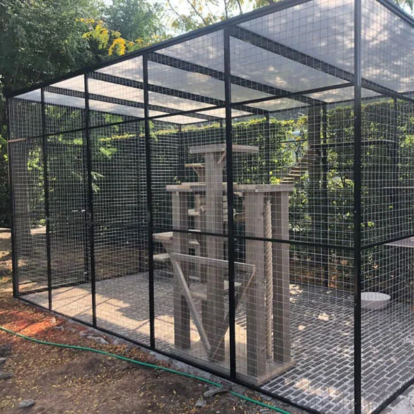 Custom Steel Large Outdoor Animal Cages for Cat, Pigeon.