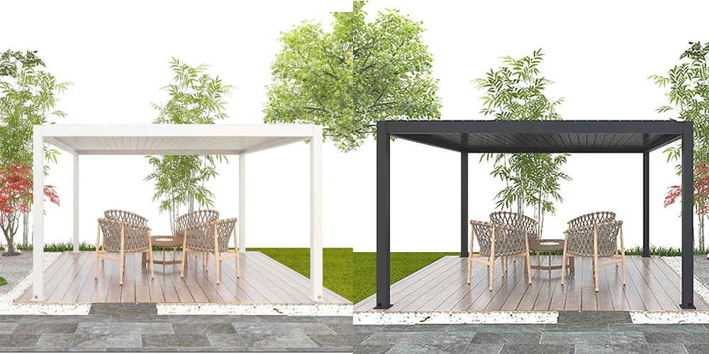Customized Modern Furniture/Hotel/Bar/Living Room/Canopy Sun Shade Pavilion Awning Restaurant Gazebo Outdoor Garden Party Tent Aluminium Pergola