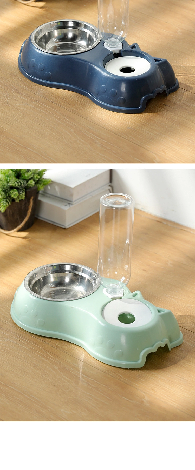 2023 New Wholesale Plastic Cheap Portable Anti Choking Floating Pet Small Dog and Cat Water Feeder Slow Feeders Dog Bowls