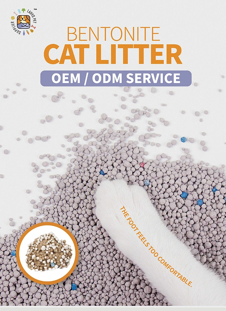 Factory Direct Sale Best Clean Low Dust Quickly Clumping Bentonite Cat Litter