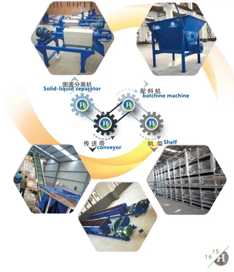 New Organic Fertilizer Making Machine Food Waste Garbage Processor with Gearbox and Compost Machinery in Iraq Organic Fertilizer