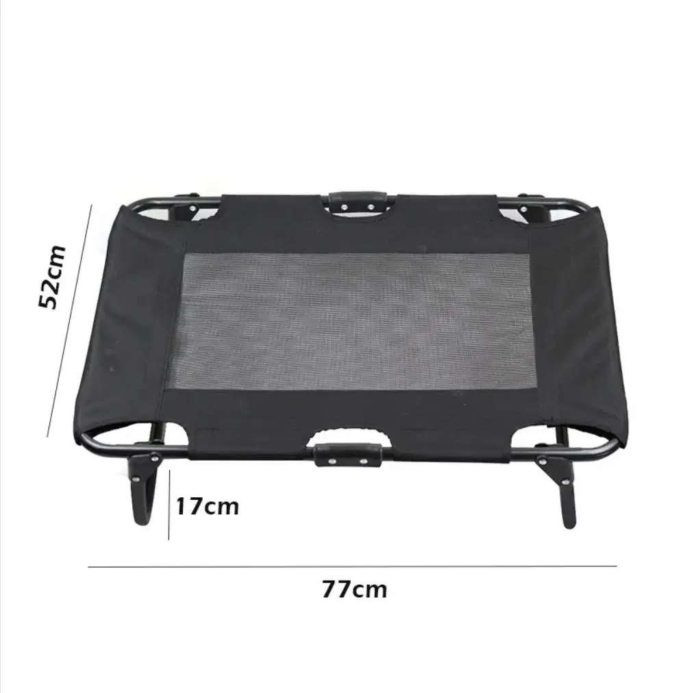 Portable Waterproof Outdoor Stainless Steel Pet Hammock Raised Elevated Dog Bed Pet Camping Bed