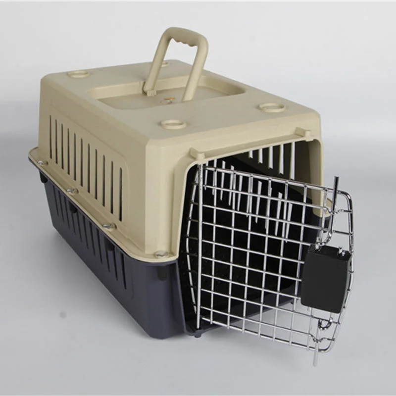 Houses Durable Large Kennel Outdoor Travel Pet Carrier Air Box Approved Plastic Dog Cage