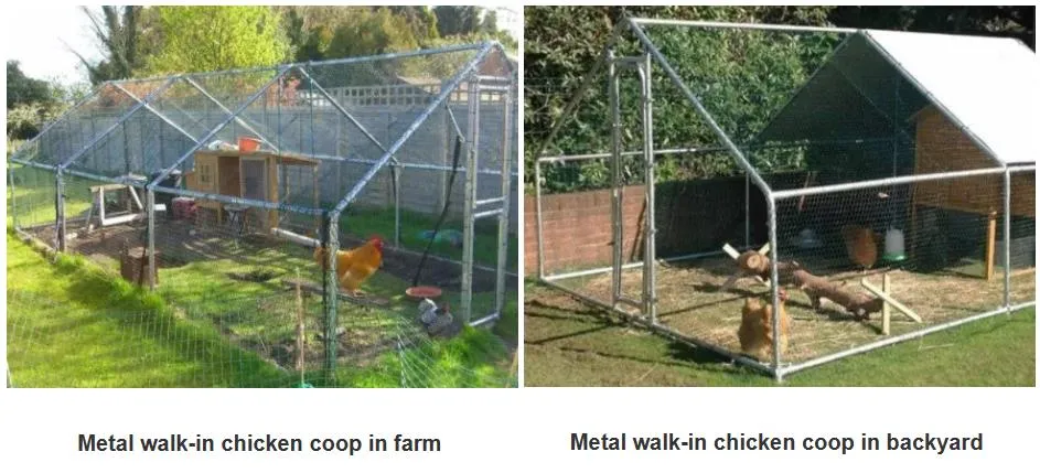 Large Chicken Coop Rabbit Hutch Bunny Hen House Ferret Cage Run 200X300X195cm