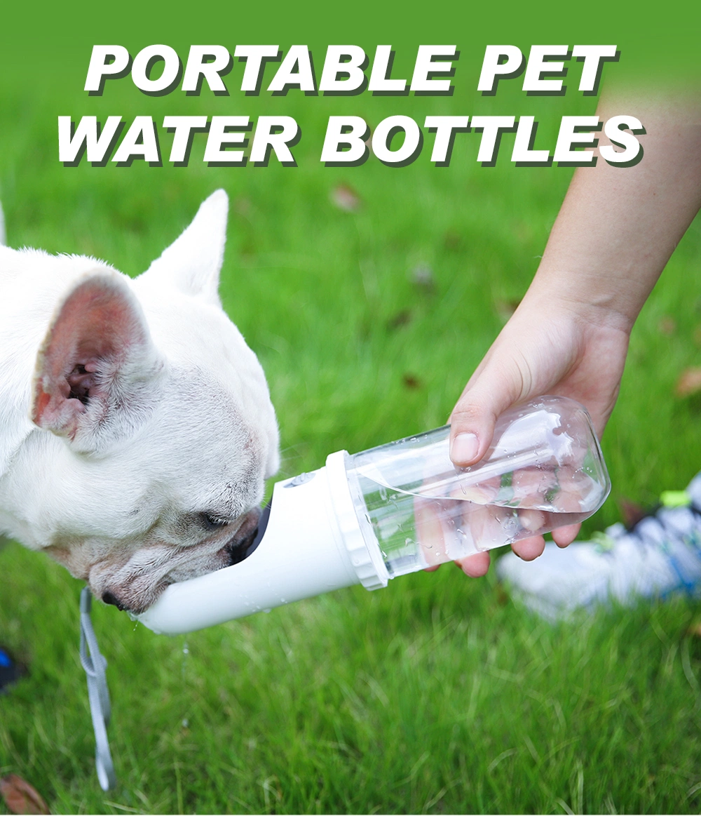 Portable Multi-Function Puppy Dog Bowl Pet Water Bottle Dispenser