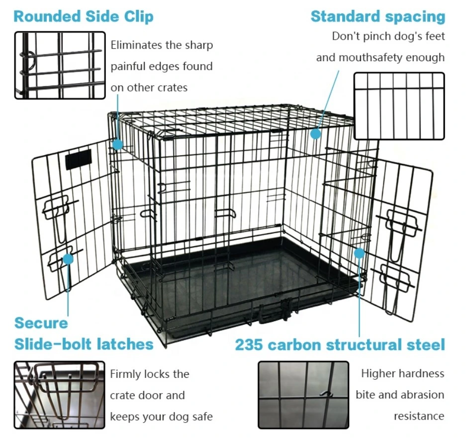 Durable Metal Material Pet Cage Outdoor Easy Cleaning Dog Cage Pet Cages