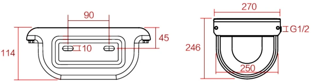 Easy Mounting Water Bowl Livestock Waterer Made of SS304