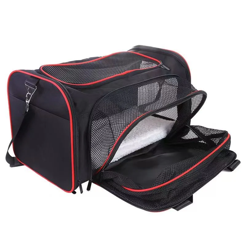 The New Cat Bag Can Be Extended to Go out Portable Portable Cat Bag Foldable Pet Bag Expansion Dog Bag Breathable Cat Cage