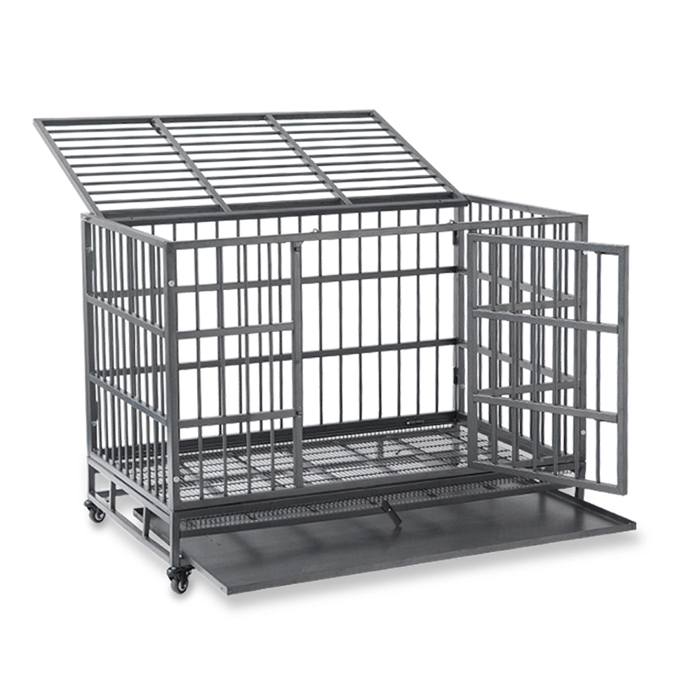Wholesale Metal Iron Wire Pet Dog Crate Folding Pet Dog Cage