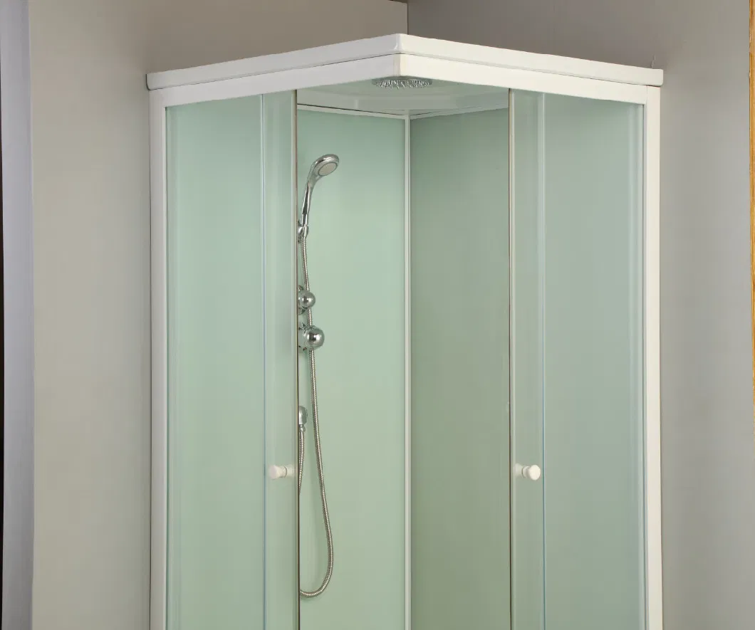 Square Tempered Glass Shower Room Shower Enclosure with Tray