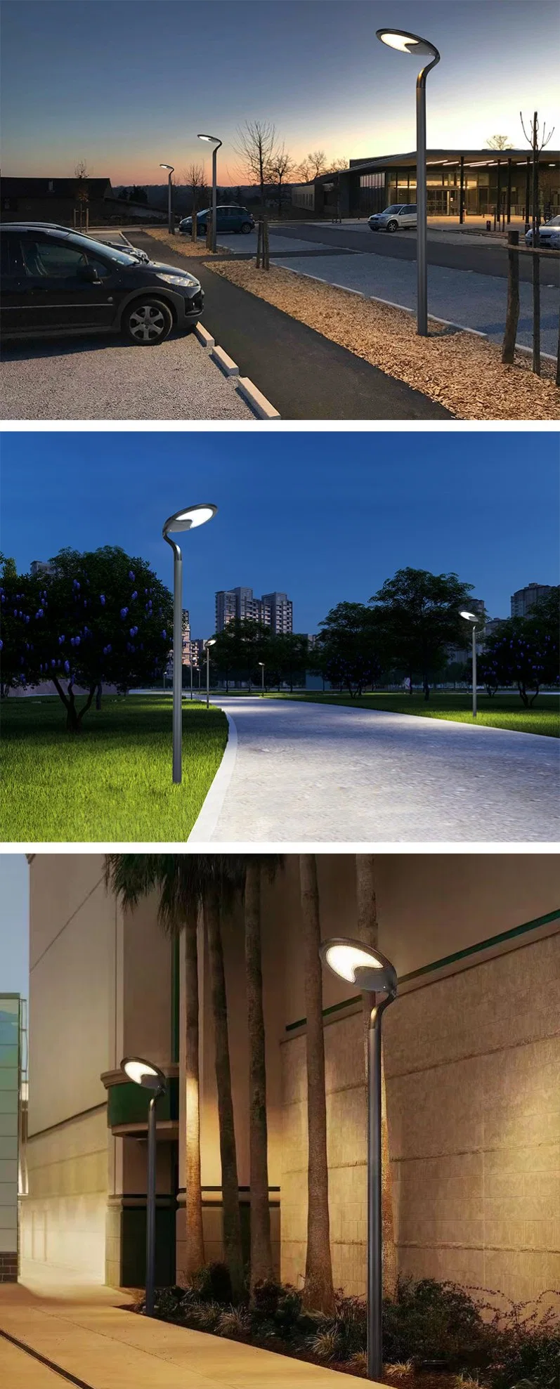 High Quality Aluminum Crafts Walkway Grass Path Garden Decorative Waterproof Outdoor Solar LED Bollard Light for Pathway Lawn