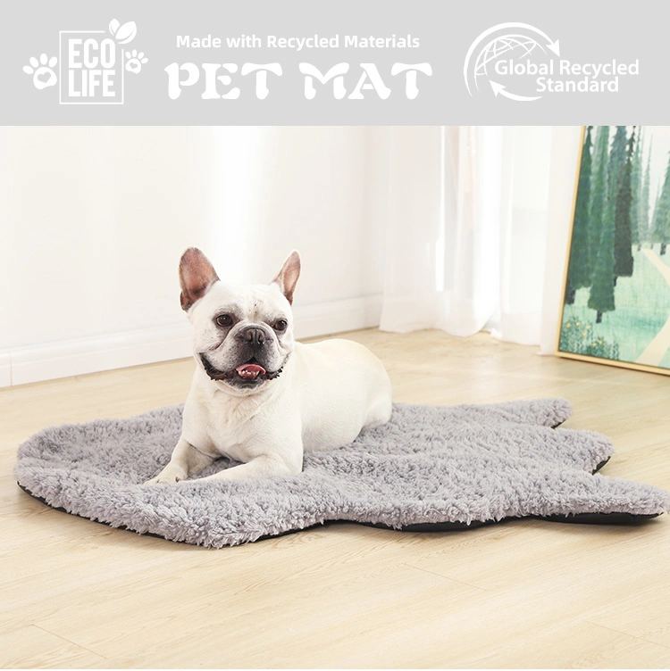 100% Recycle Pet Mterial Eco Friendly Long Plush Comfortable Dog Mat