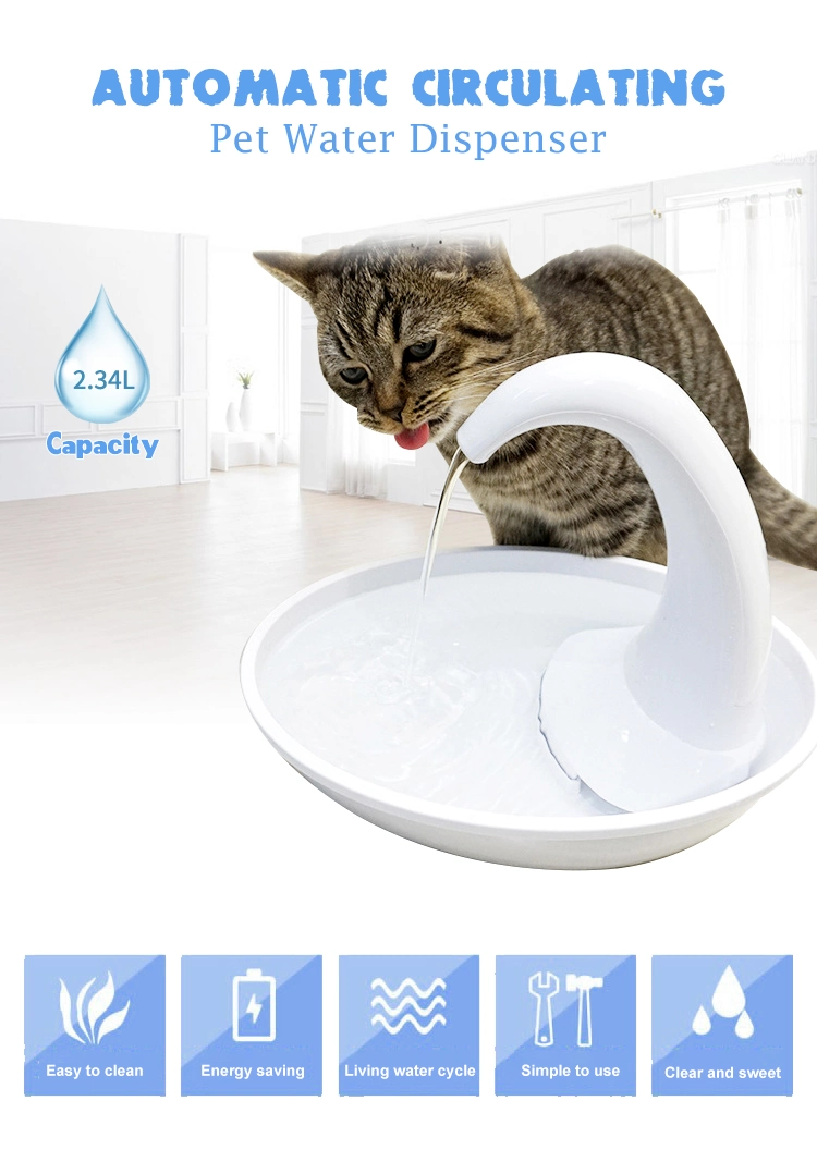 Wholesale Pet Supplies Automatic Recirculation Cat Water Dispenser