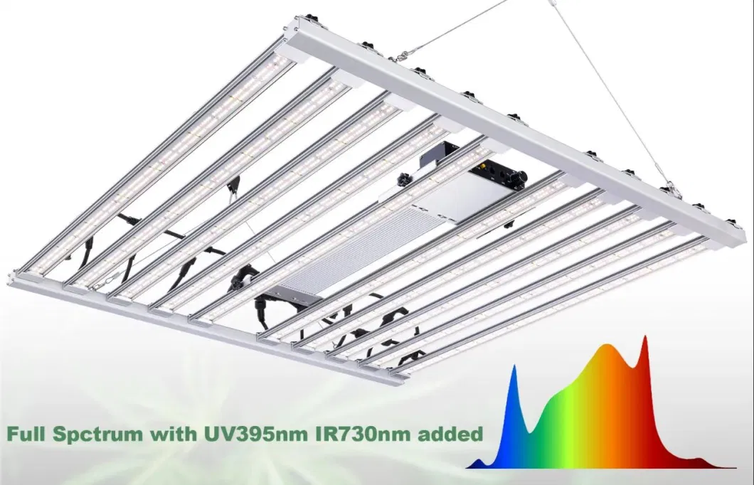 800W Spider Bar Full Spectrum Lamp 660nm Indoor Plant LED Grow Light