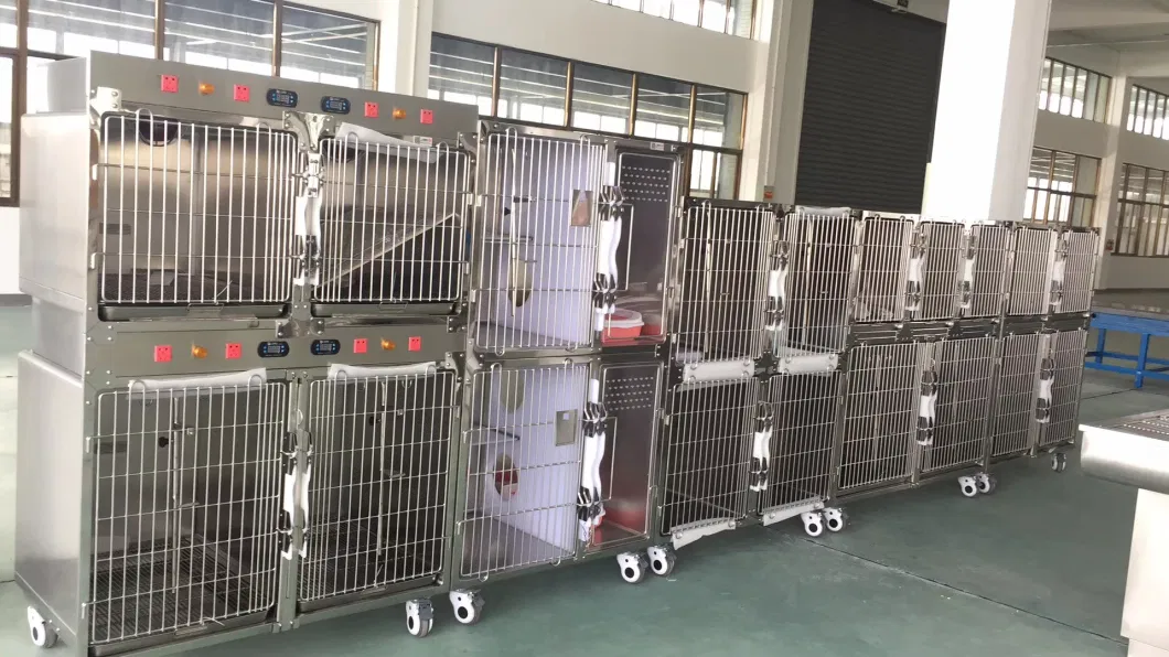 Dog Cat Oxygen Chamber Cage Veterinary Hospital Portable Cage