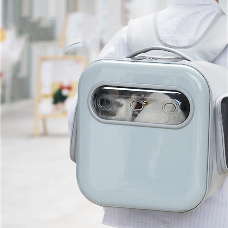 Outdoor Travel Pet Backpack Cat Bag Transparent Breathable Convenient Pet Backpack