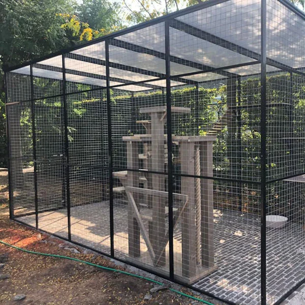 Custom Build Weld Mesh Large Outdoor Animal Cages for Cat, Bird.