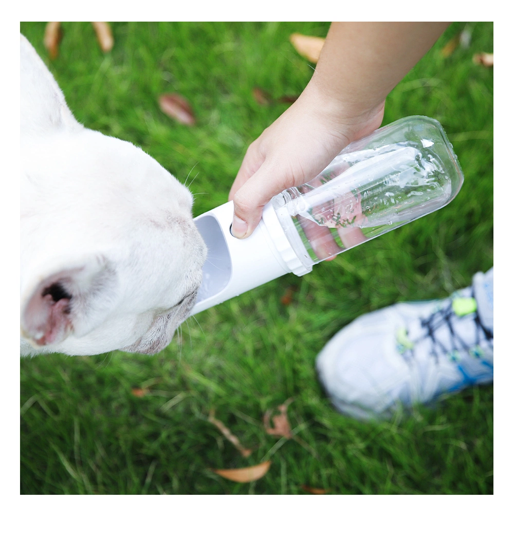 Portable Multi-Function Puppy Dog Bowl Pet Water Bottle Dispenser