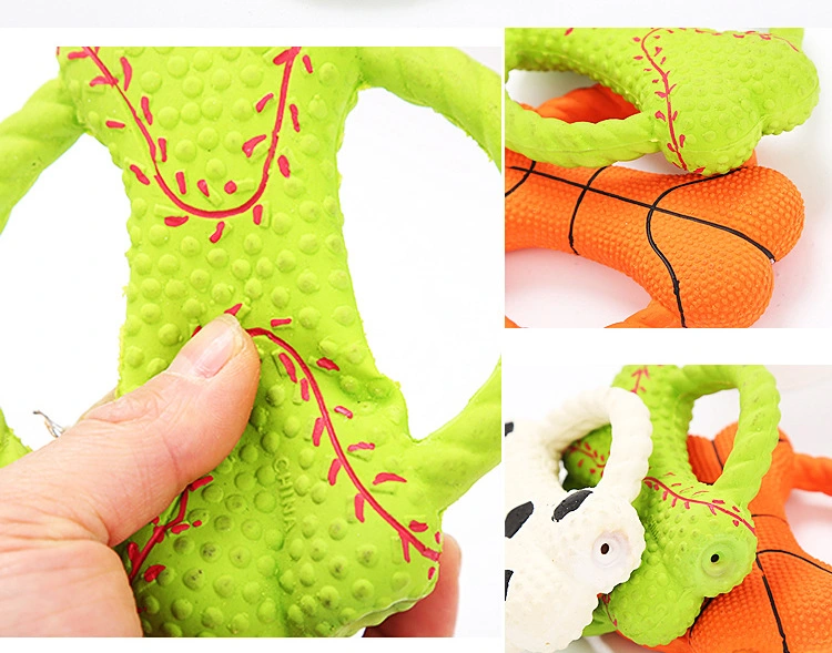 Bite-Resistant Molar Latex Bone Ring Gnawing Toy