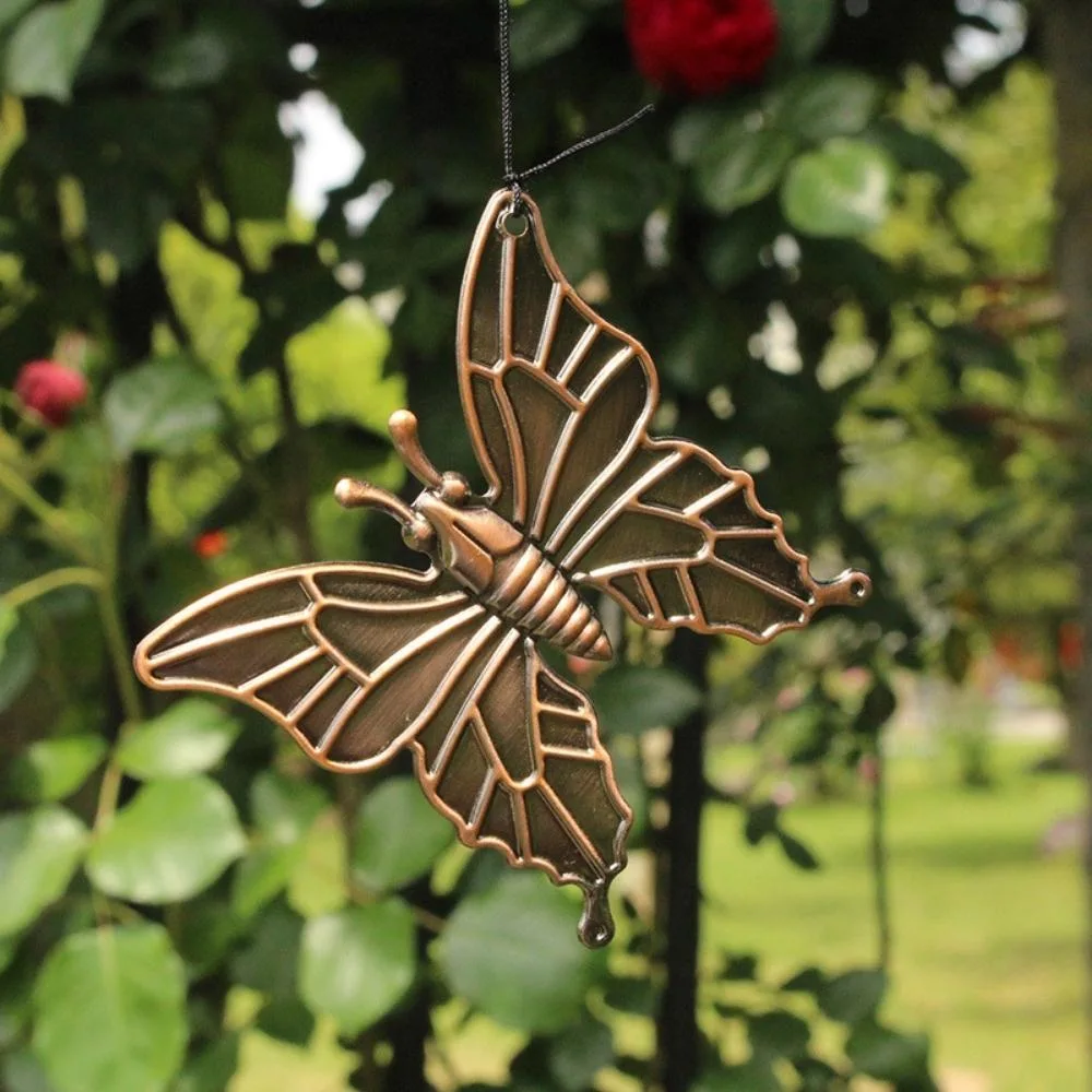 Decoration Lawn Yard Ornaments Butterfly Wind Chimes for Outdoor Bl22208