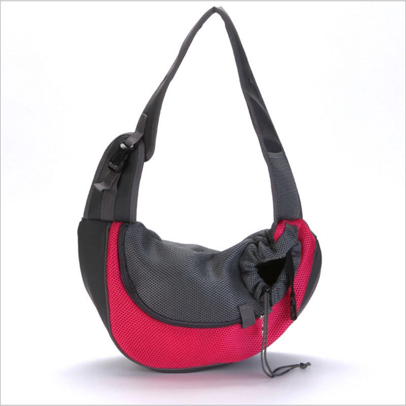 Cat and Dog Travel Portable Messenger Shoulder Bag Breathable Mesh Pet Backpack
