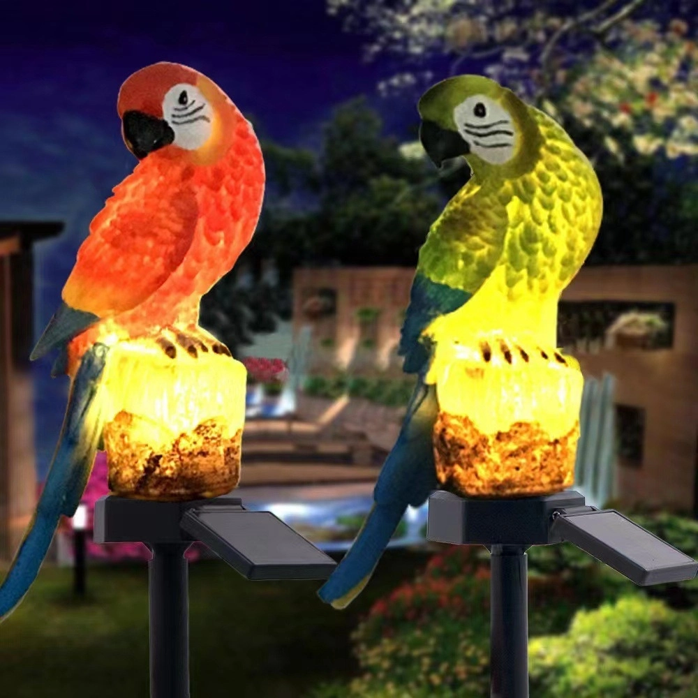 Long Lasting Solar Powered Garden LED Lights Parrot Animal Lawn Ornament Ci22809