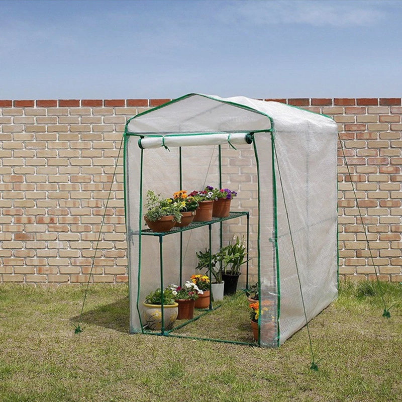 Low Cost Agricultural Home Mini Garden Tunnel Greenhouse Covered with PVC for Warehouse/Flower/Prefabricated House