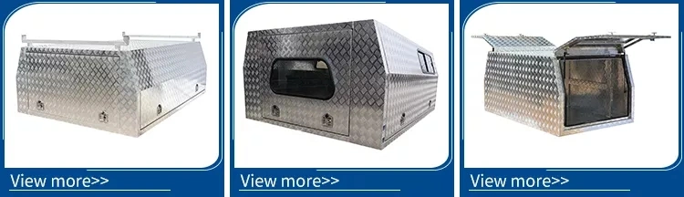 Aluminum Alloy Outdoor Dog Bed with Ute Canopy Tool Box