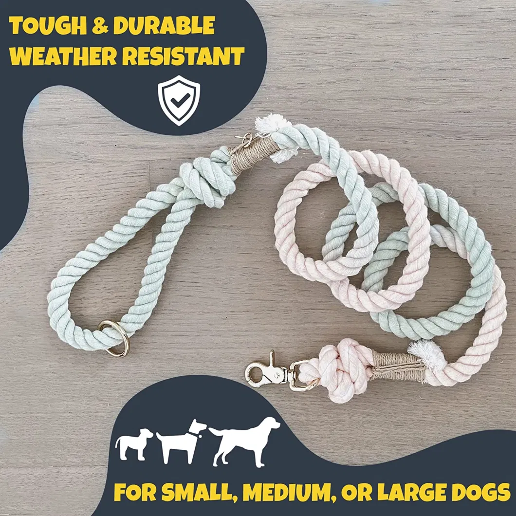 Rope Leashes for Dogs Rope Dog Leash Rope Cute Dog Leash Braided Dog Leash