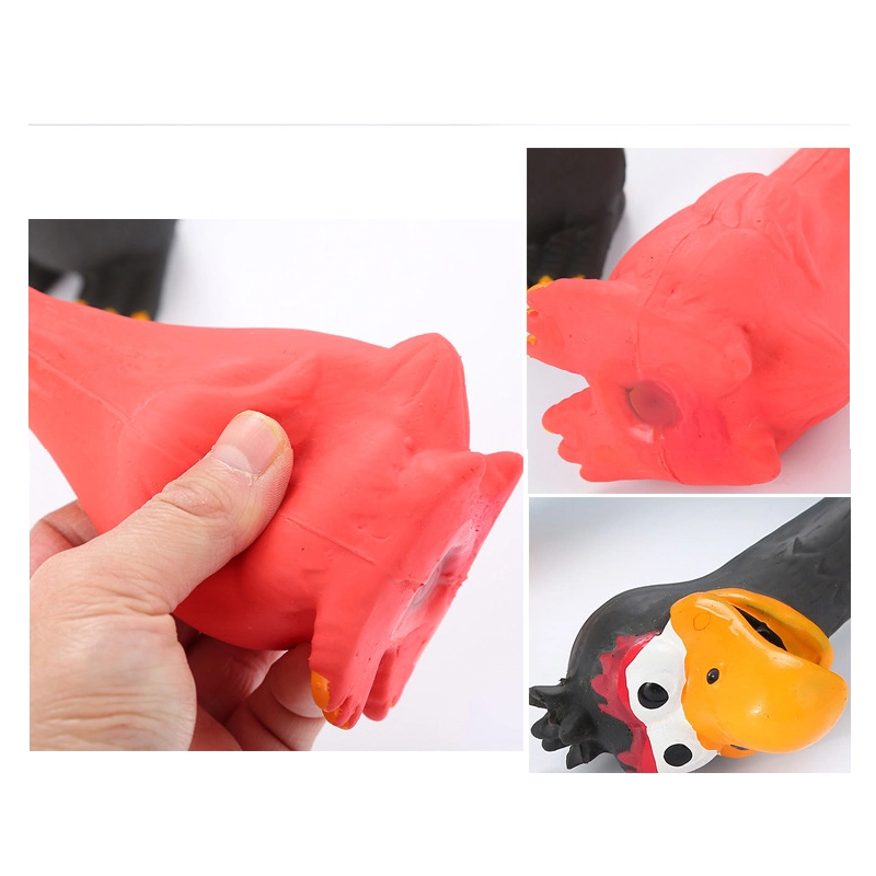 Wholesale Squeaky Latex Screams Duck Dog Toy