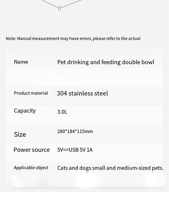 Wholesale 3L Pet Cat Water Fountain Food Grade Stainless Steel Non-Black-Chin Automatic Ultra-Quiet Cat Dog Water Dispenser