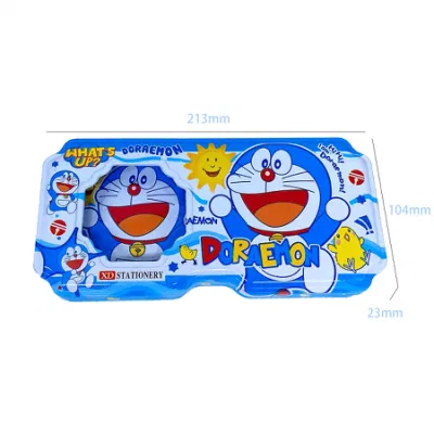 Creative Cartoon Double-Layer Pencil Case Multi-Functional Pencil Tin Case