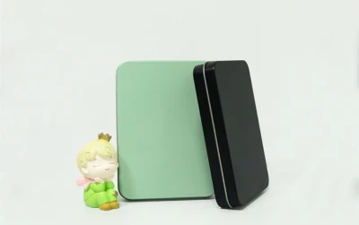 Wholesale Custom Colored Thin Rectangular Playing Cards Postcard Packaging Metal Tin Case