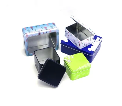 Customized Printing Holiday Candy Tin Gift Packaging Boxes