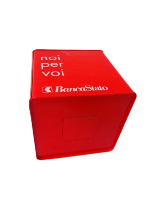 Hot Sale Square Shape Coin Box Gift Tin Metal Empty Piggybank Packaging Money Tin