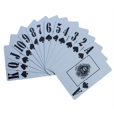 Free Sample Front and Back Both Sides Custom Sublimation Blank Printed Playing Card Case