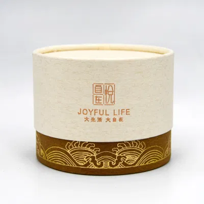 Wholesale Printing Design Food Grade Airtight Round Black Matte Tins Custom Tea Box Cans
